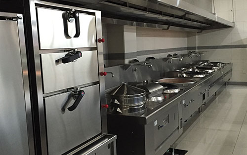 南京火头军商用厨房设备——三门海鲜蒸柜